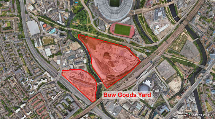 Redevelopment plans at the Olympic Park for Network Rail’s Bow Goods Yard