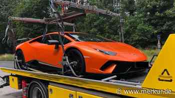 Lamborghini Huracán rast mit 200 km/h durch Mülheim –  mit 13-jährigem Beifahrer