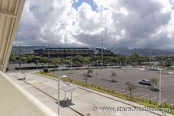 Skyline: Halawa station is next to shuttered Aloha Stadium