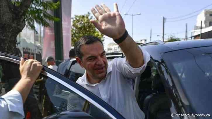 Greece’s left-wing opposition leader, Alexis Tsipras, stepping down after crushing election defeat