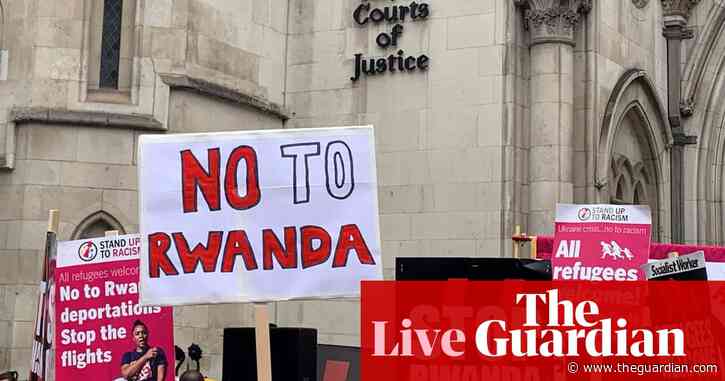 Labour claims appeal court ruling shows Rwanda policy ‘completely unravelling’ – UK politics live