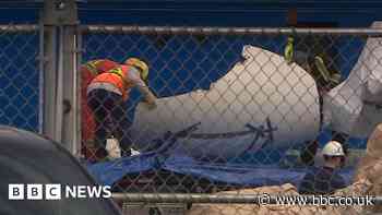 Watch: Remains of Titan sub brought ashore