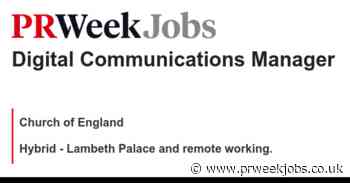 Church of England: Digital Communications Manager