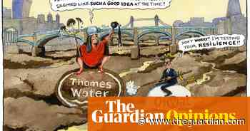 Steve Bell on the feared collapse of Thames Water – cartoon