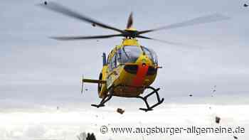 Hubschrauber nach Unfall im Einsatz: Arbeiter nach Sturz schwer verletzt
