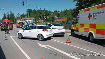 Schwerer Unfall auf der B 307 in Miesbach