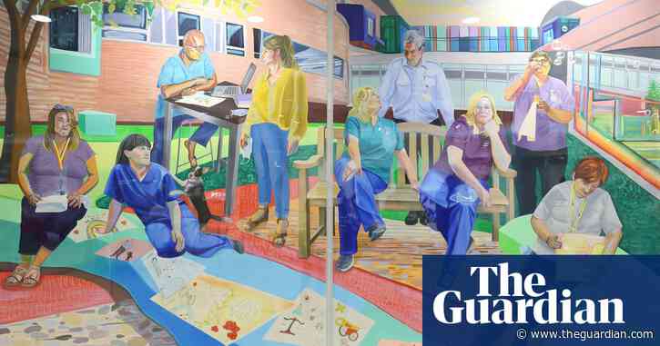 Tate loans painting of Covid frontline staff to Alder Hey hospital