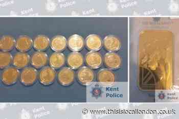 Dartford Ackers Drive: Police seize gold coins in raid
