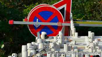 Baustelle und Vollsperrung zwischen Woltorf und Sophiental