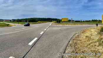 Unfall-Kreuzung auf der MÜ25 vor Aschau am Inn: Übersichtlich und deswegen gefährlich?