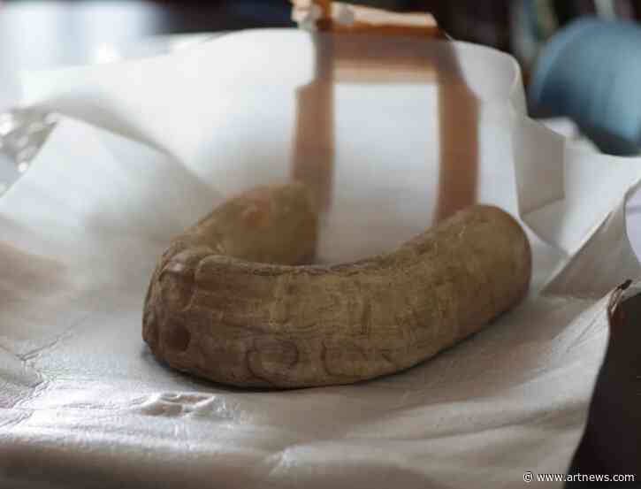 An 1,000-Year-Old Stone Trophy Related to a Sacred Pre-Columbian Ball Game Returned to Mexico