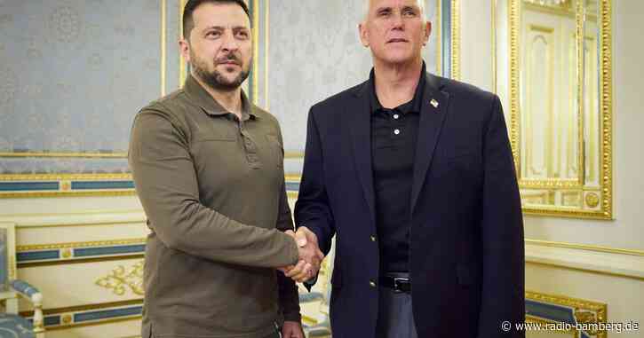 Früherer US-Vizepräsident Pence besucht Ukraine