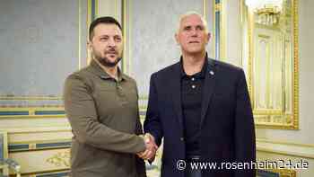 Früherer US-Vizepräsident Pence besucht Ukraine