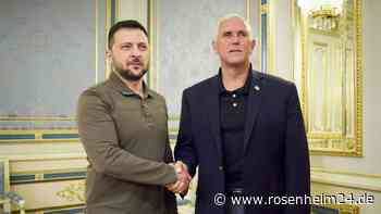 Früherer US-Vizepräsident Pence besucht Ukraine