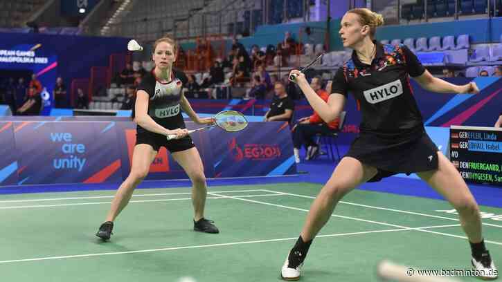 European Games: Linda Efler/Isabel Lohau haben eine Medaille sicher