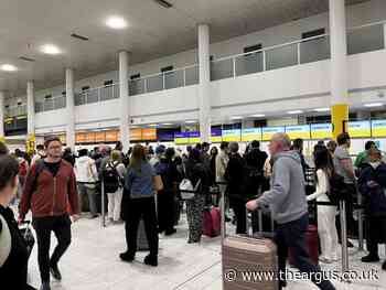 Gatwick Airport evacuated with flights delayed and cancelled