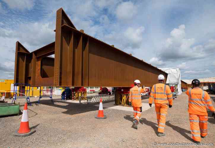 HS2 team starts on UK’s first double composite viaduct – video