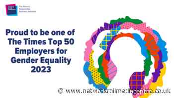 Network Rail celebrates being named in The Times Top 50 Employers for Gender Equality