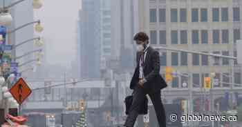 Southern Ontario wakes up to poor air quality on Friday with more wildfire smoke