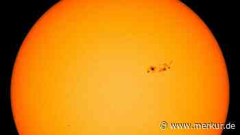 Riesiger Sonnenfleck ist mit bloßen Augen zu sehen