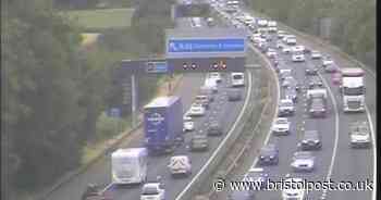 Live: M4 and M5 tailbacks as traffic builds