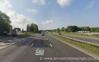M61  crashes between Rivington Services, Horwich and Chorley