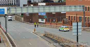 Newcastle Central Motorway to remain closed as five teens arrested after suspected arson attack
