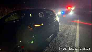 Driver with 4 passengers and flat tire charged with being impaired on Hwy 35