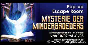 Sint-Truiden: Minderbroederskerk wordt pop up escape room tijdens de zomermaanden