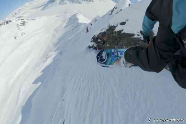 Travis Rice Carves A Stellar Big Mountain Line In Alaska