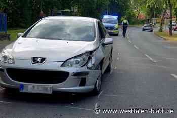 Auffahrunfall in Paderborn im Feierabendverkehr