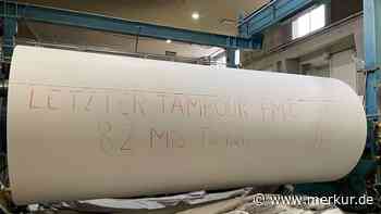 Ära bei Schongauer Papierfabrik geht zu Ende: Emotionaler Abschied von der PM 6