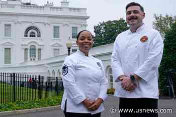 Jill Biden Hosts Military Chefs Crowned 'Chopped' Champs for Guest Stint in White House Navy Mess