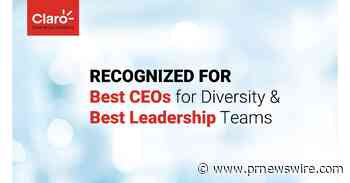Claro Enterprise Solutions Receives Acclaimed Recognition for Best CEOs for Diversity and Best Leadership Teams