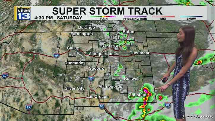 Strong storms east, dry and sunny west
