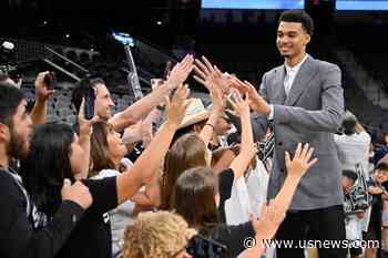 French Phenom Wembanyama Is Enjoying His Time on the Court With Draft Hoopla Over