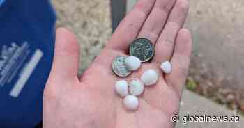 Thunderstorm headed towards Saskatoon with potential for dime-sized hail