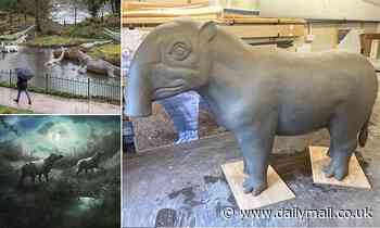 Crystal Palace Dinosaurs have a new friend! Scientists rebuild a sculpture of a horse-like creature
