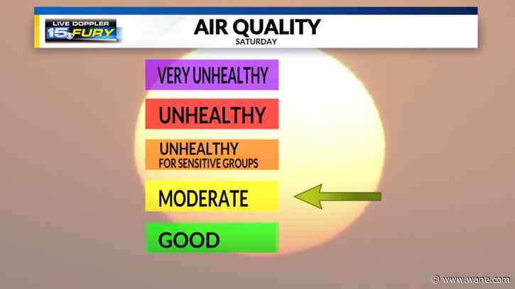 Weekend air quality shows signs of improvement