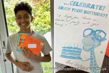 Birthday card sent to Blackburn arrives two years late