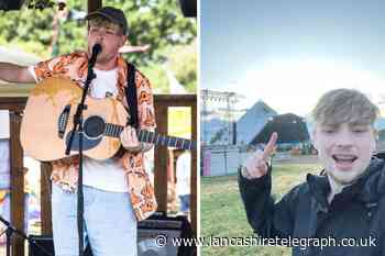 Blackburn's Jacob Reddy performed at Glastonbury Festival