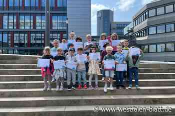 Vorschulkinder aus Bad Lippspringe besuchen die Universität Paderborn