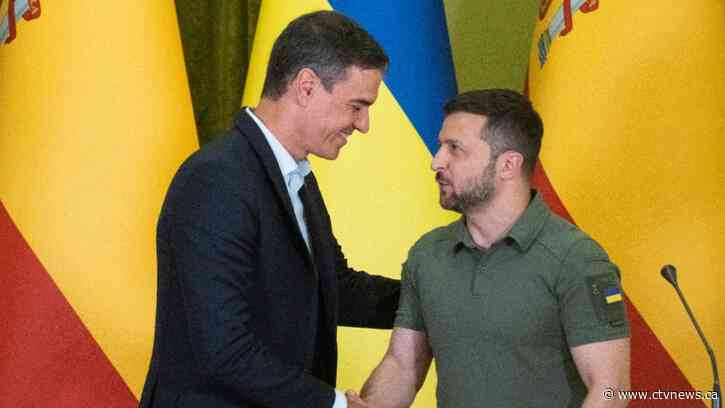 3 killed, 17 wounded in Ukraine from Russian attacks, as Spain highlights European support for Kyiv