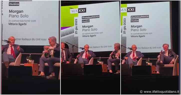 “Conta delle donne” e volgarità: Sgarbi-show con Morgan sul palco del Maxxi e i dipendenti del museo protestano con il direttore Giuli