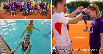 Inspirational children and adults with disabilities compete in Newcastle triathlon