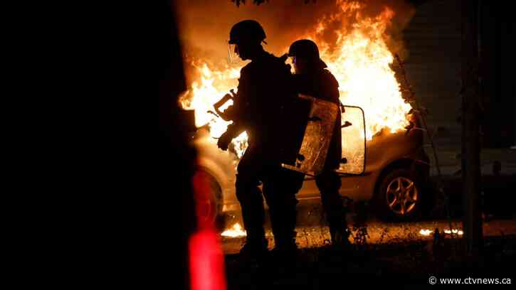 France arrests more than 1,300 people after fourth night of rioting over teen's killing by police