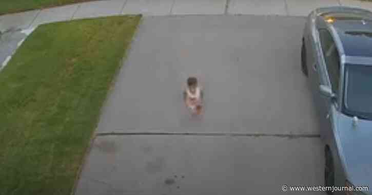 Toddler Becomes Hero After Grandpa Hears Familiar Sound That Makes Him Start Running