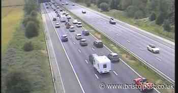 M5 crash closes carriageway causing traffic chaos