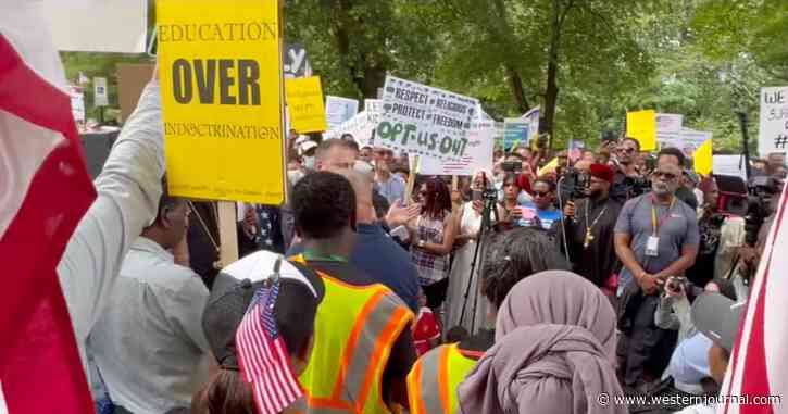 Over 1K Christian and Muslim Parents Protest District's Dirty Trick to Subvert Parents' Rights