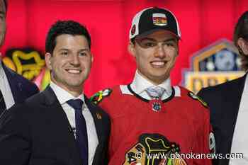No. 1 overall draft pick Bedard begins development camp with Blackhawks